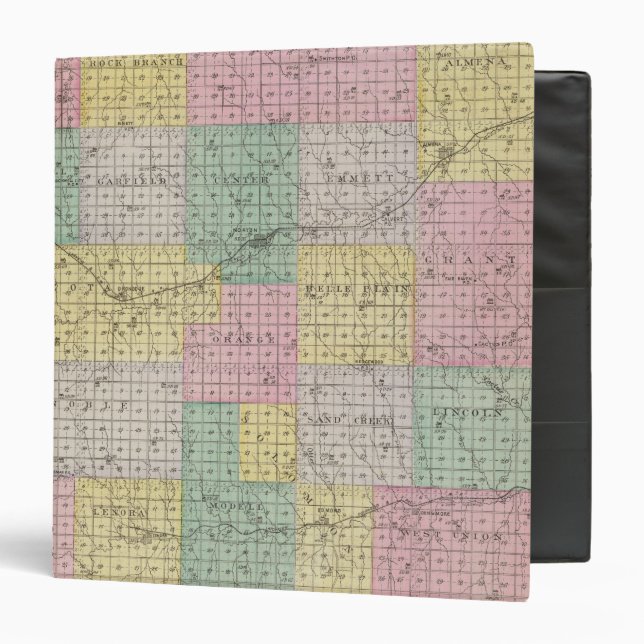 Norton County, Kansas 3 Ring Binder (Front/Inside)
