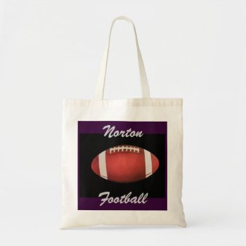 Norton Football Tote Bag by NortonSpiritApparel at Zazzle