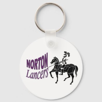Norton Lancers Keychain by NortonSpiritApparel at Zazzle