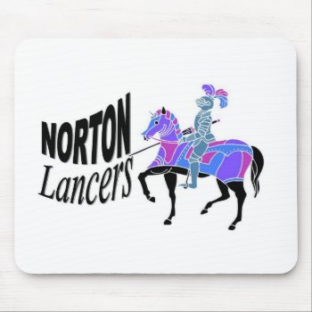 Norton Lancers Mousepad by NortonSpiritApparel at Zazzle
