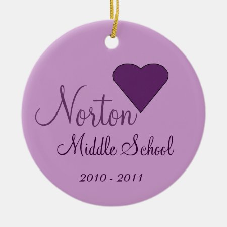 Norton Middle School Ornament