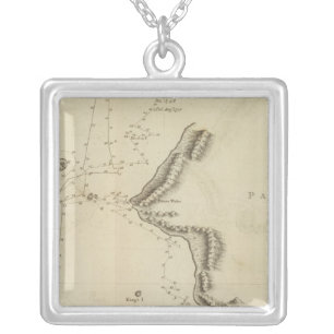 Norton Sound, Bherings Strait, Alaska Silver Plated Necklace