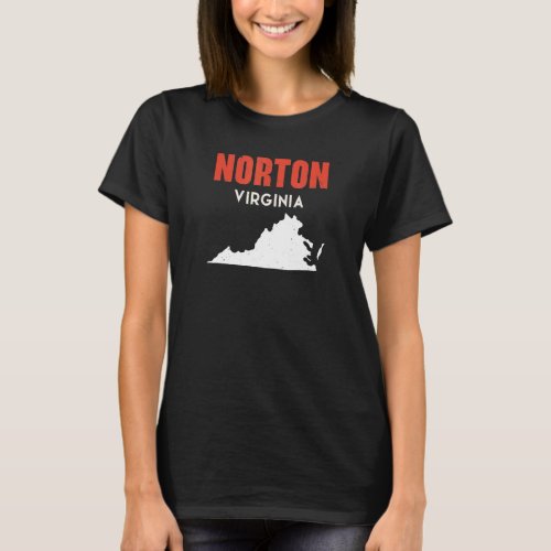 Norton Virginia USA State America Travel Virginian T_Shirt
