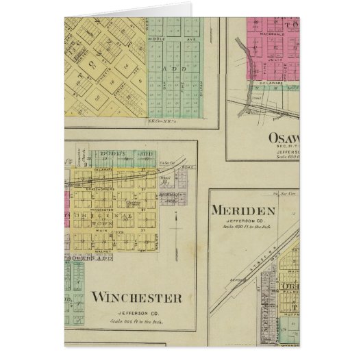 Nortonville, Osawkie, Winchester, Kansas (Front)
