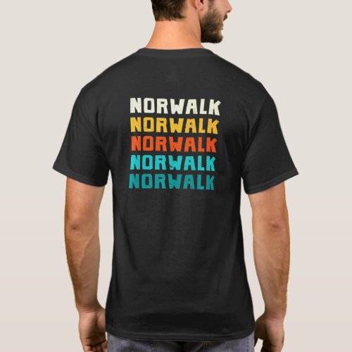 Norwalk California Vintage Ca Los Angeles Retro Co T_Shirt