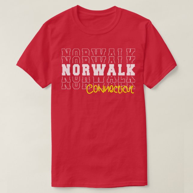 Norwalk city Connecticut Norwalk CT T-Shirt (Design Front)
