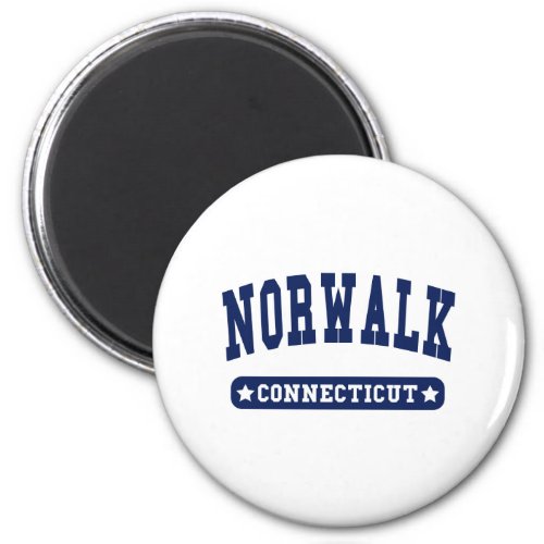 Norwalk Connecticut College Style tee shirts Magnet