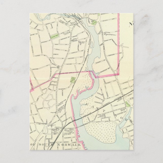 Norwalk, S Norwalk Postcard (Front)