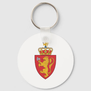 Norway 1905 Coat Of Arms Keychain