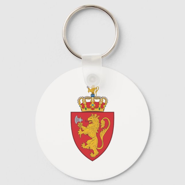 Norway 1905 Coat Of Arms Keychain (Front)