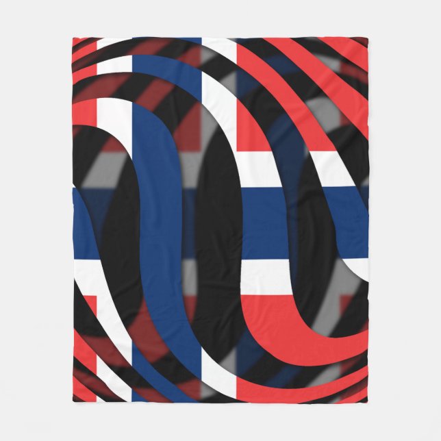Norway #1 fleece blanket (Front)