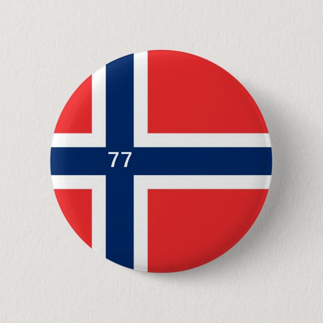 NORWAY 77 BUTTON (Front)