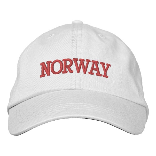 Norway Adjustable Baseball Hat (Front)
