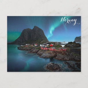 Norway Aurora Borealis Northern Lights Postcard