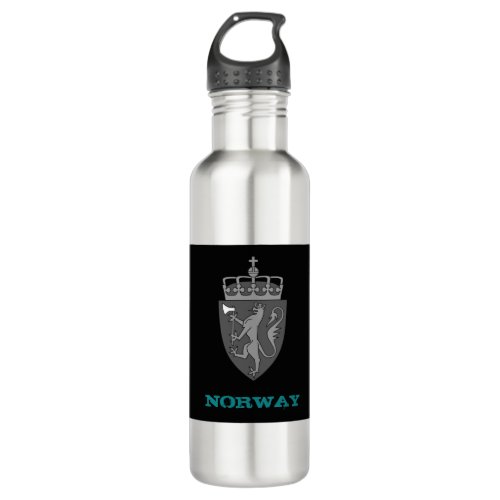 Norway Bottle Norwegian coat of arms  flag Stainless Steel Water Bottle