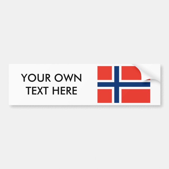 Norway Bumper Sticker (Front)