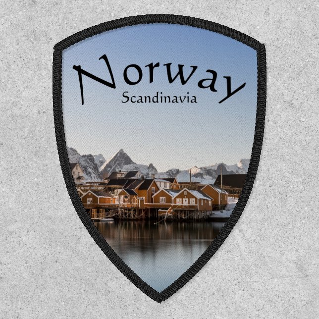 Norway Cabins Souvenir Patch (Front)