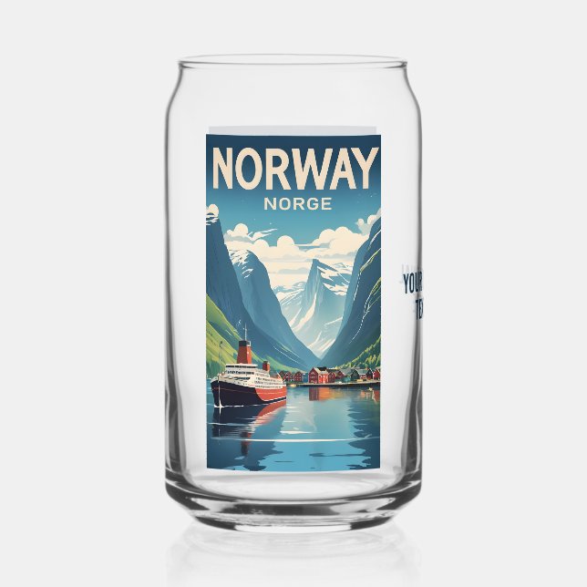 Norway Can Glass (Front)