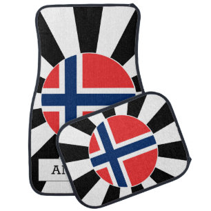 Norway Car Floor Mat & Norwegian Flag / Patriots