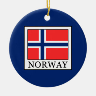 Norway Ceramic Ornament