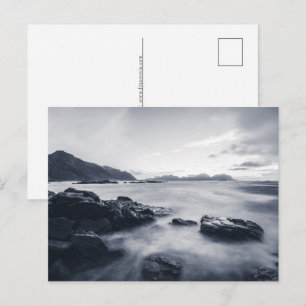 Norway Coast Landscape Photo Holiday Postcard