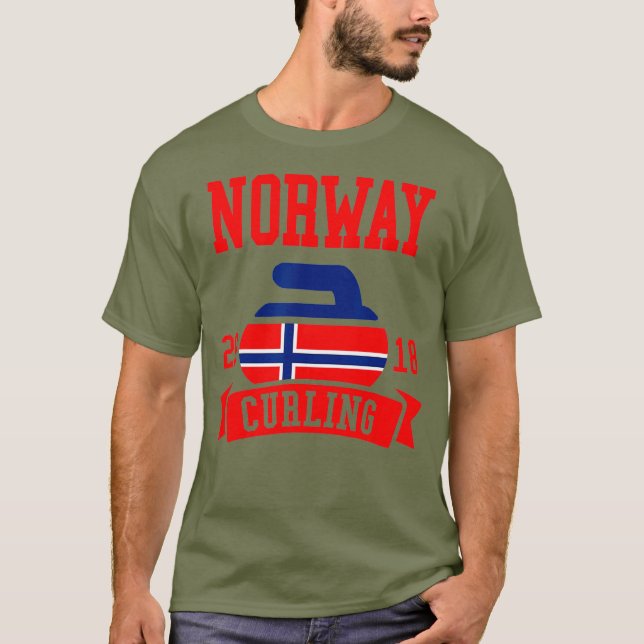 Norway Curling 2018 Norwegian T-Shirt (Front)