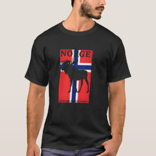 Norway Elk Fjord Norway Holiday Scandinavia Oslo M T-Shirt