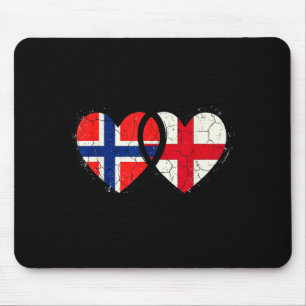 Norway england flags proud norwegian english mouse pad
