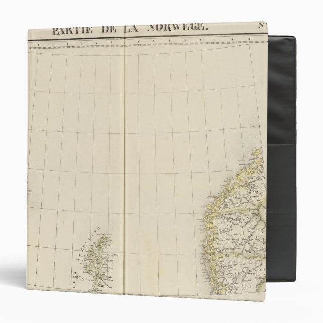 Norway, Europe 3 Ring Binder (Front/Inside)