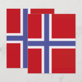 Norway flag (Front/Back)