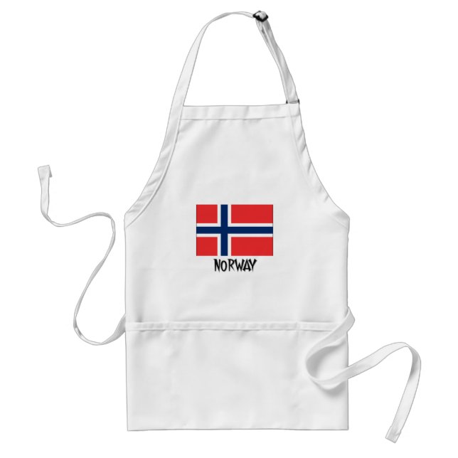 Norway Flag Adult Apron (Front)