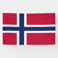 Norway flag banner