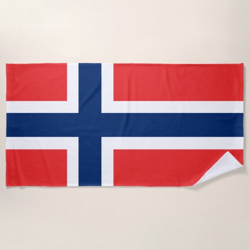 Norway Flag Beach Towel