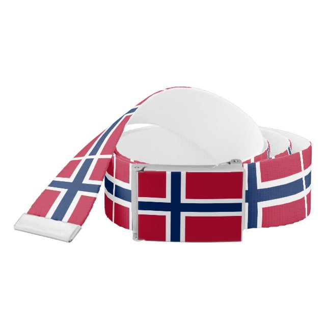 Norway Flag Belt (Snake)