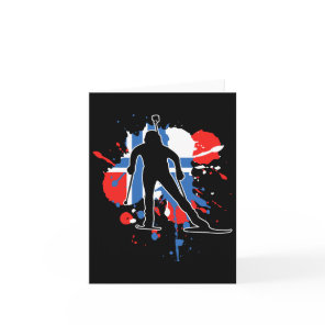 Norway Flag Biathlonist - Norwegian Biathlon 1  Card