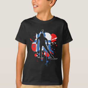 Norway Flag Biathlonist - Norwegian Biathlon 1  T-Shirt