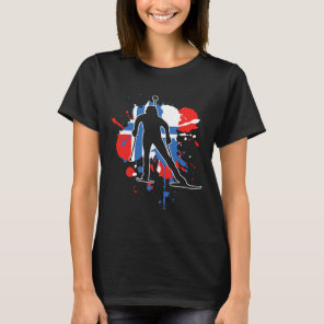 Norway Flag Biathlonist - Norwegian Biathlon 1  T-Shirt