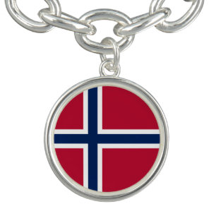 Norway Flag Bracelet