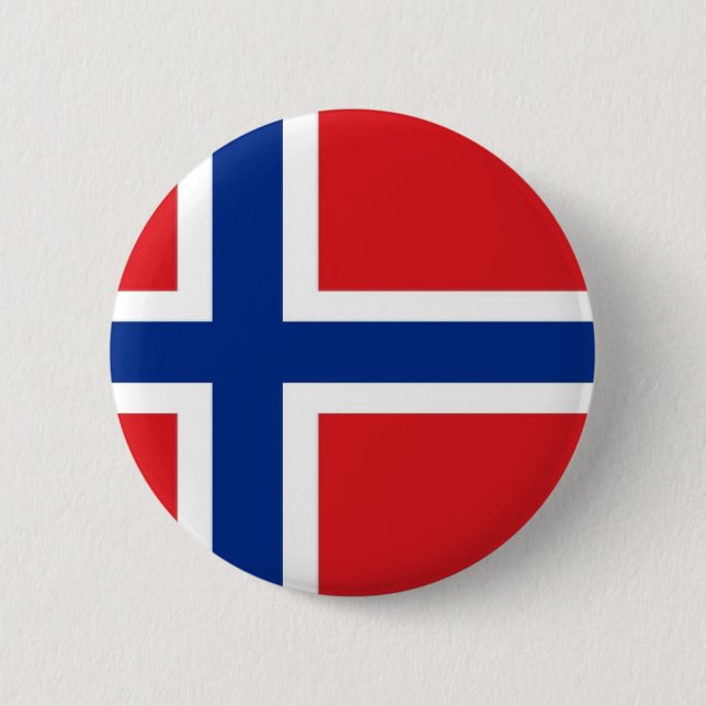 Norway Flag Button (Front)