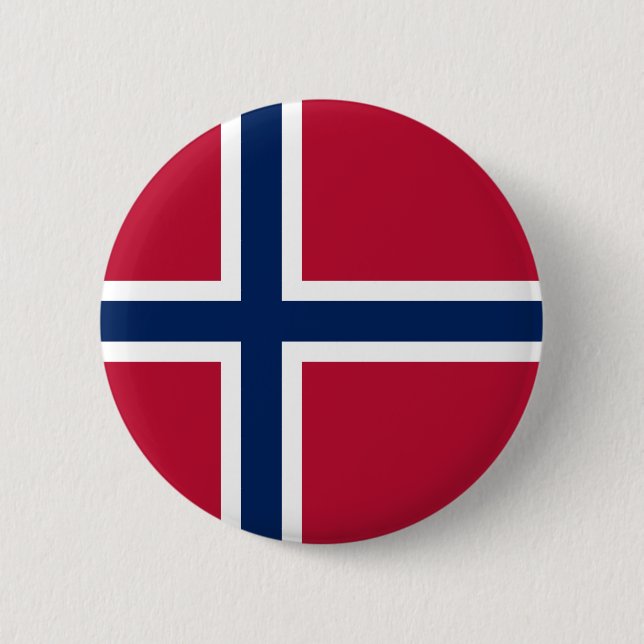 Norway Flag Button (Front)