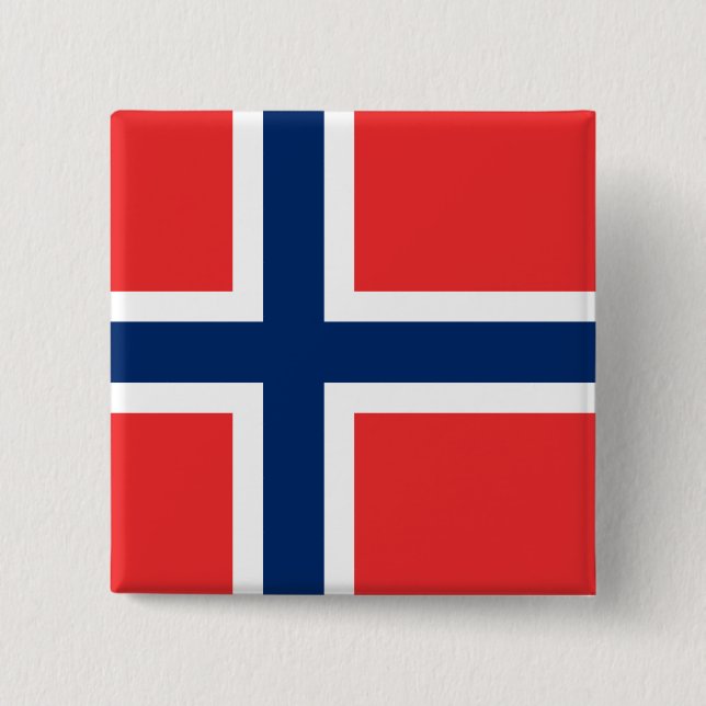 Norway Flag Button (Front)