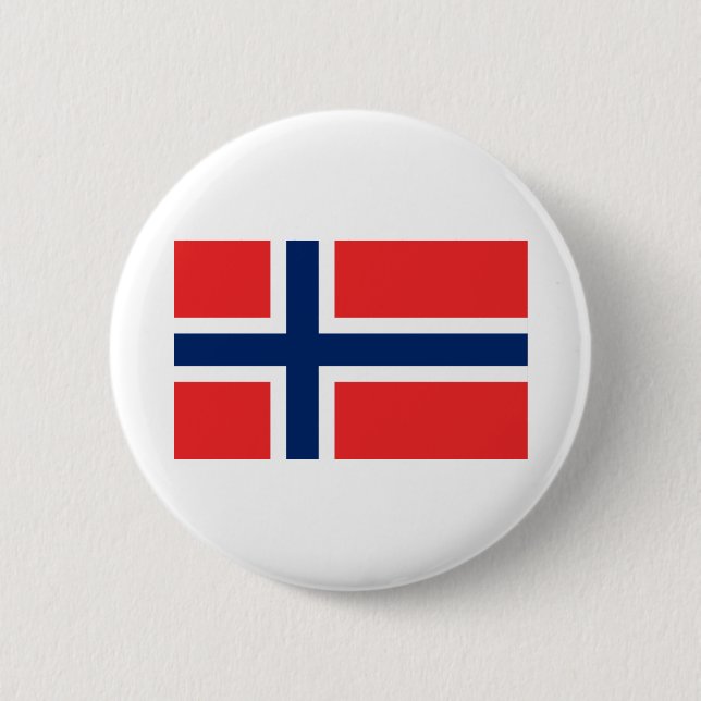 Norway Flag Button (Front)