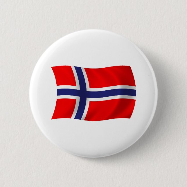 Norway Flag Button (Front)
