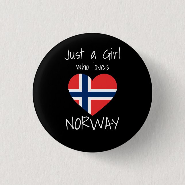 Norway Flag Button (Front)
