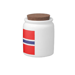 Norway flag Candy Jar