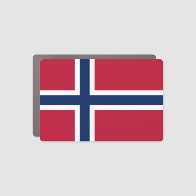 Norway Flag Car Magnet (Front)