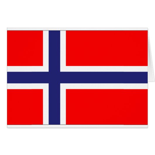 Norway flag cards (Front Horizontal)