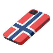Norway Flag Case-Mate iPhone Case (Bottom)