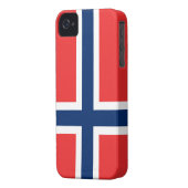 Norway Flag Case-Mate iPhone Case (Back Left)