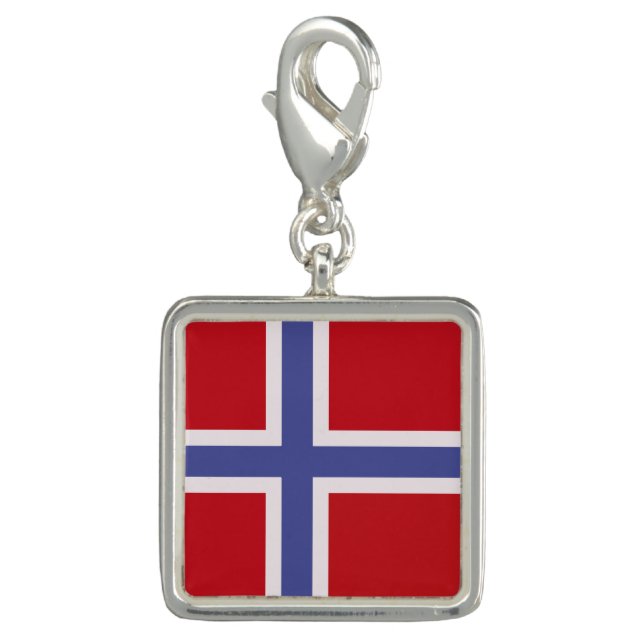 Norway flag charm (Front)
